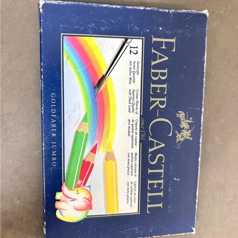 Faber-Castell Colored Pencils Set vintage used
